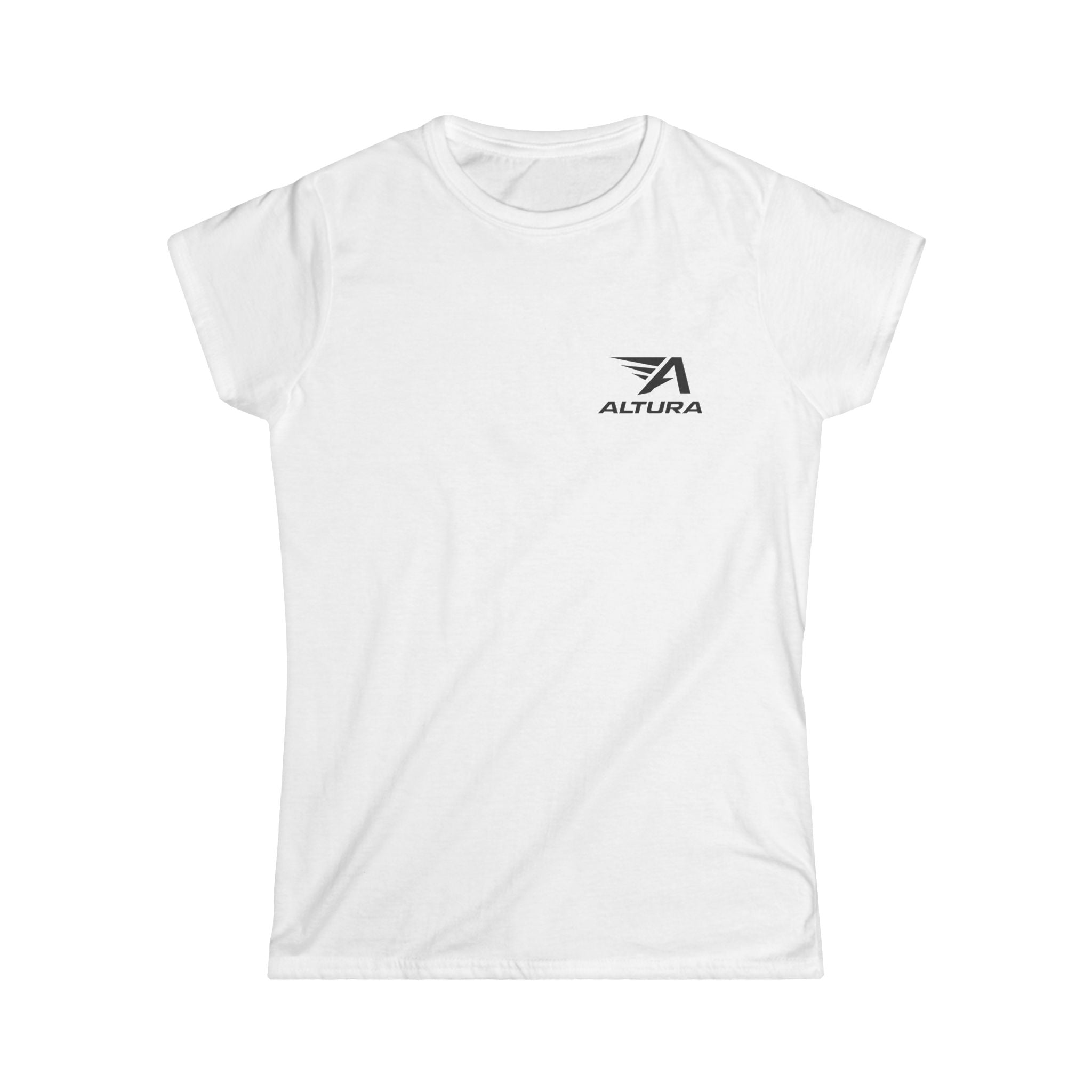 Altura Logo Tee — Women's White Casual Graphic T-Shirt